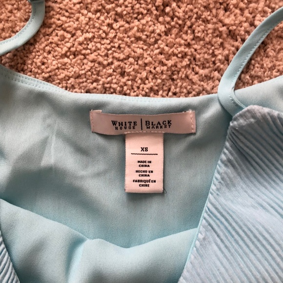 Pale Blue WHBM Camisole/Blouse - Picture 2 of 4